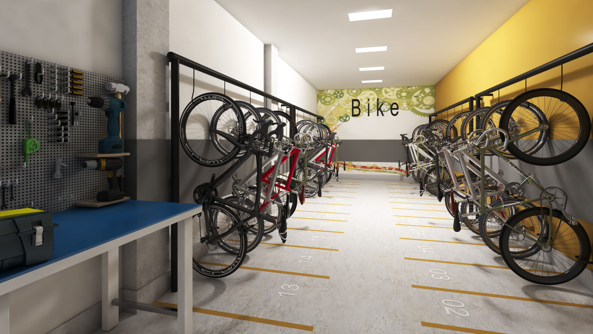 Bicicletário do Residencial Veneza Itaquera