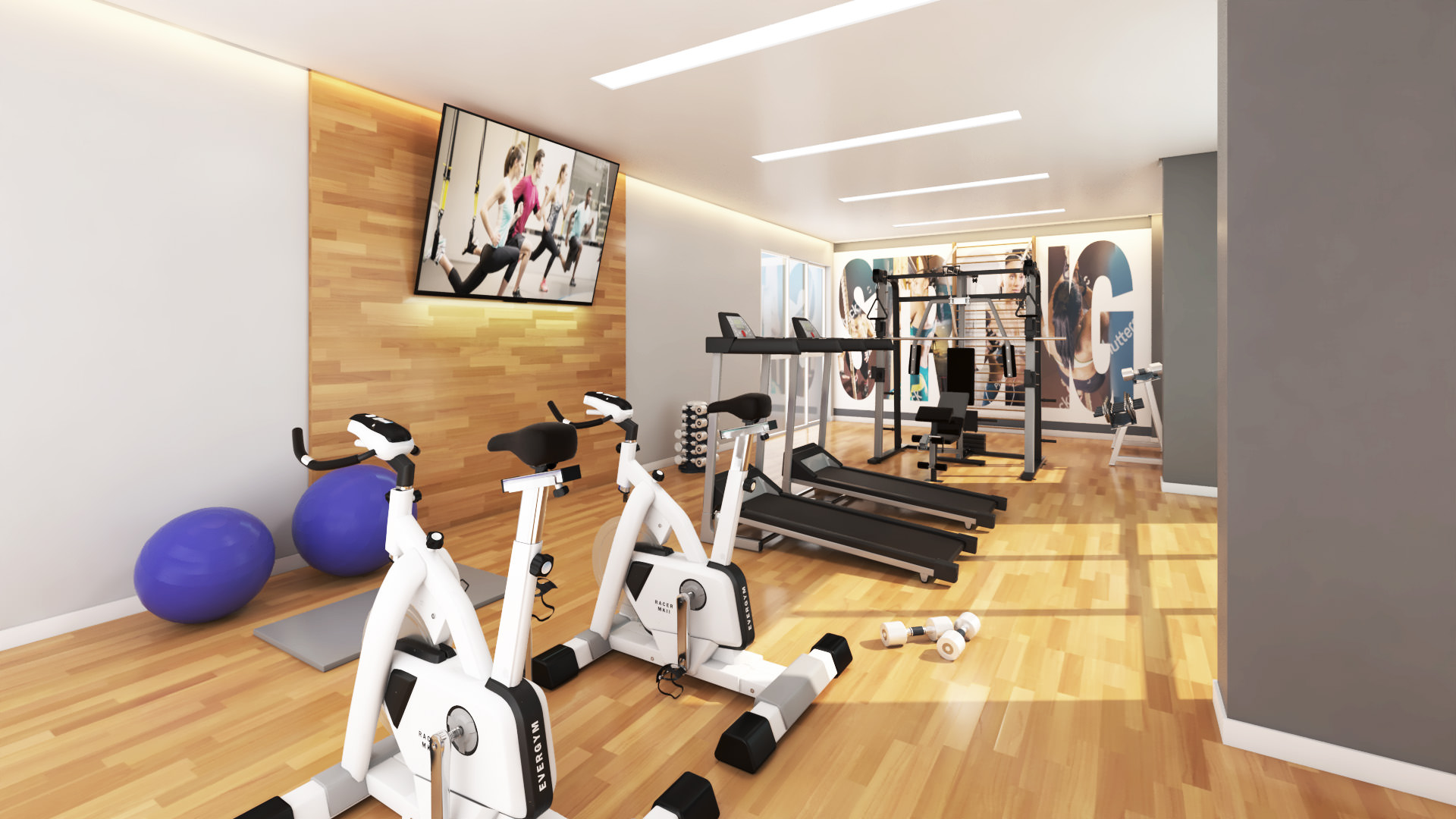 Espaço Fitness do Residencial Veneza Itaquera