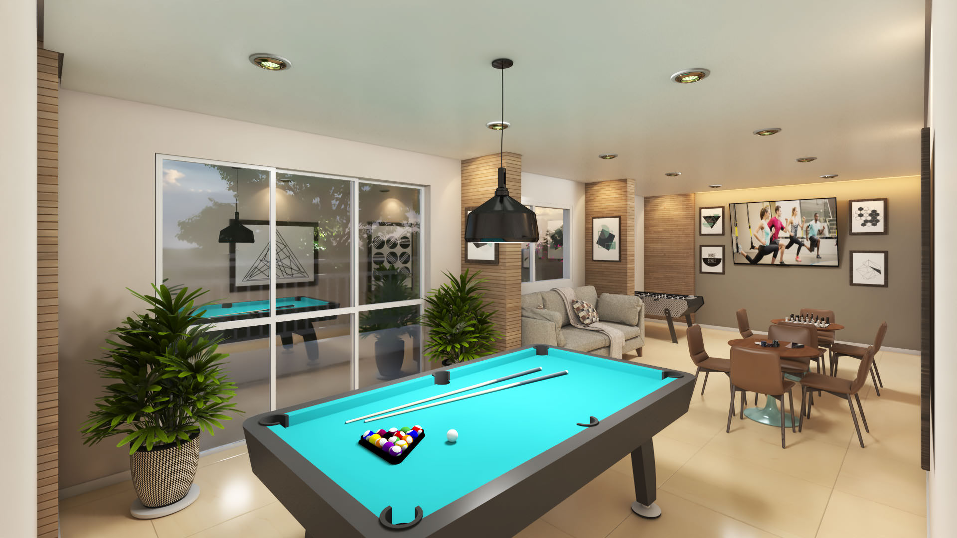 Salão de Jogos do Residencial Veneza Itaquera