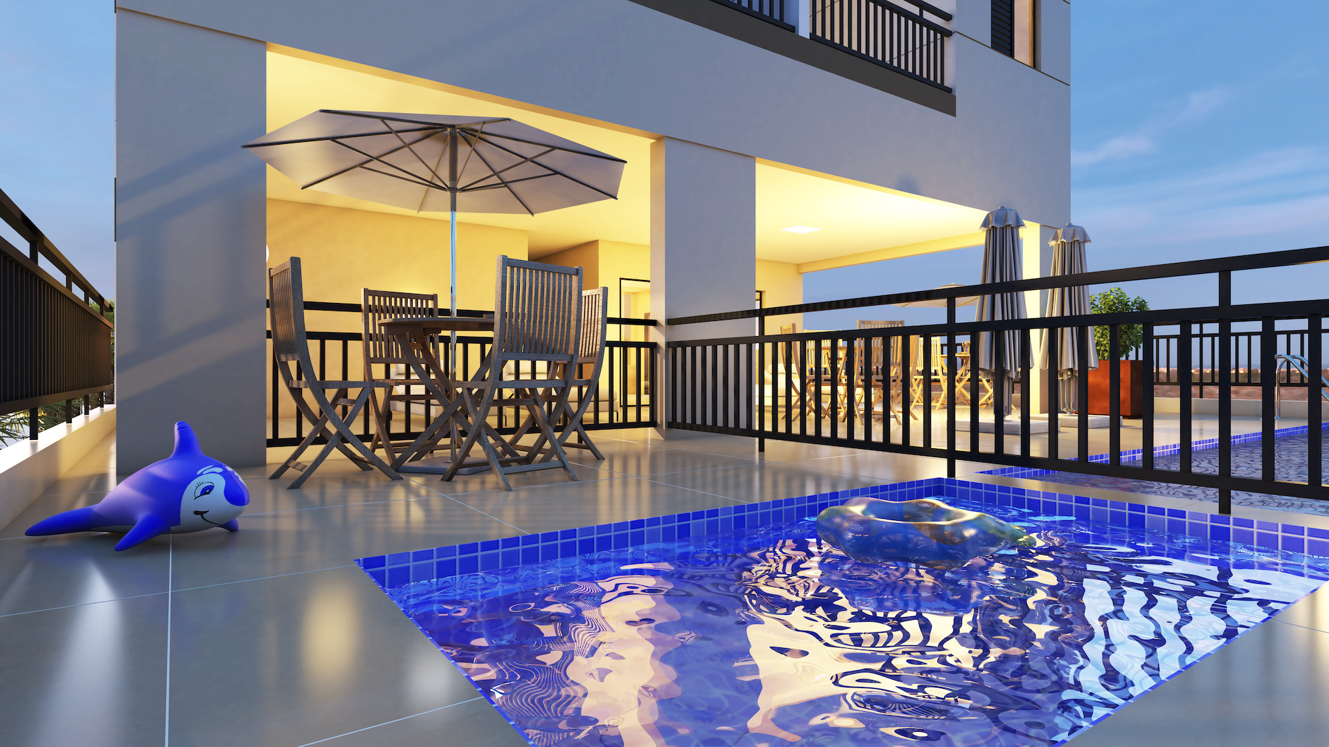 Piscina Infantil do Residencial Veneza Itaquera